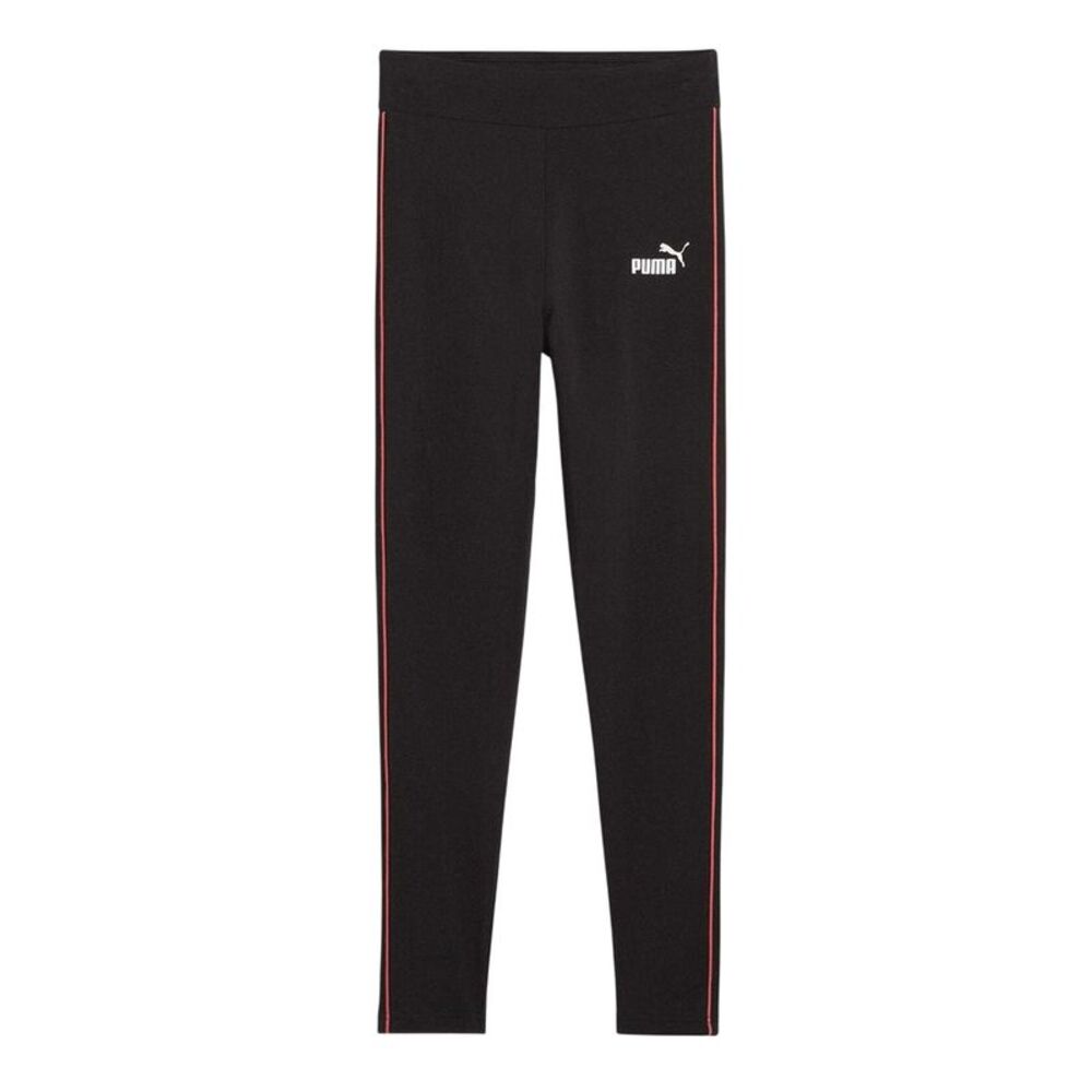 Puma Childrens/Kids Side Stripe Running Leggings / Puma Black
